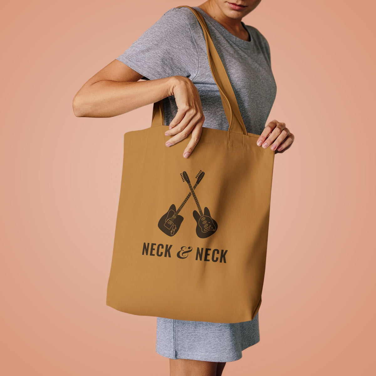 Neck & Neck | Axe-us Network Tote Bag