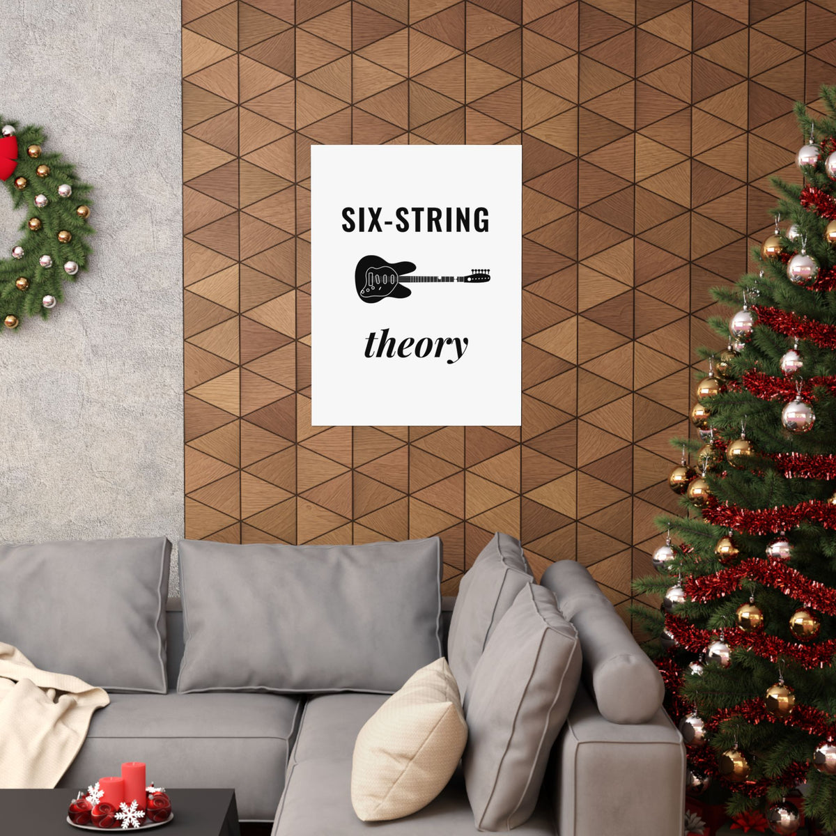 Six-String Theory | Axe-us Network Matte Poster