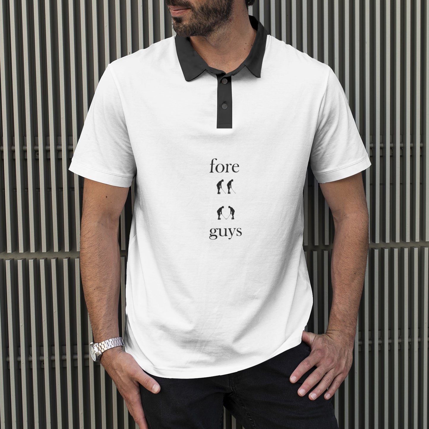 Men's All-Over Print Polo Shirts