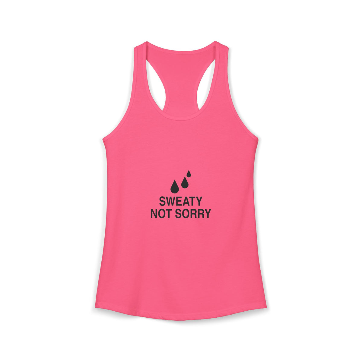 Sweaty Not Sorry Women's Racerback Tank