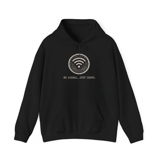 No Signal. Just Crops. Hoodie