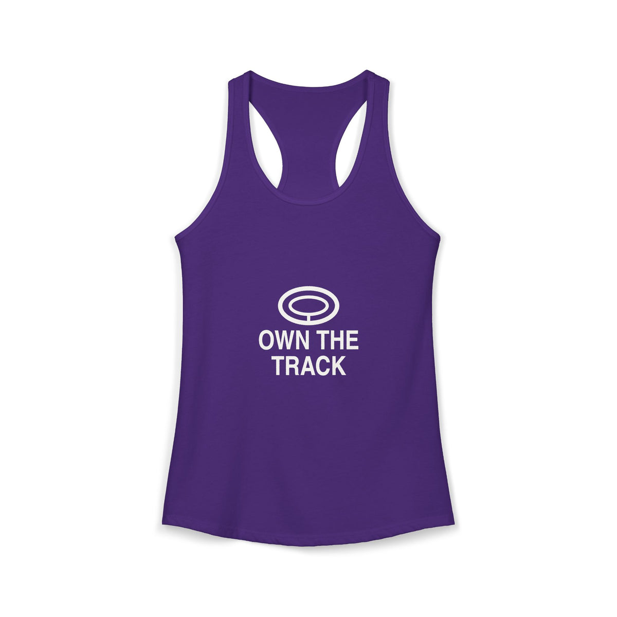 Own The Track Women's Racerback Tank