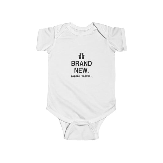 Brand New. Barely Tested | Tiny Opinions Baby Bodysuit