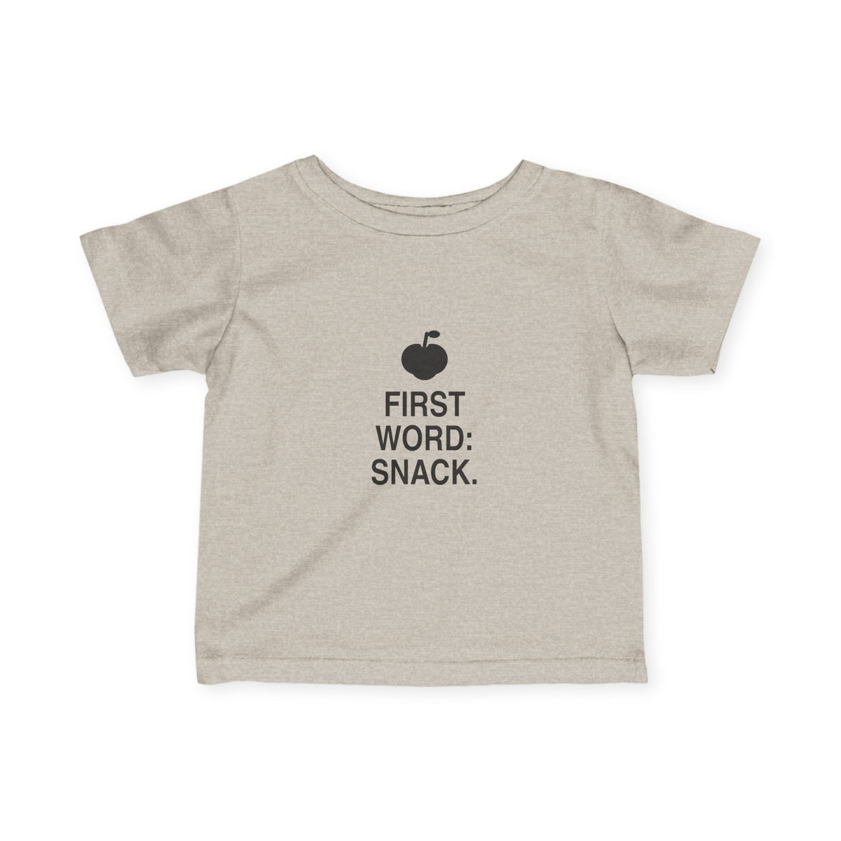 First Word: Snack | Tiny Opinions Baby Tee