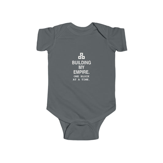 Building My Empire. One Block At A Time | Tiny Opinions Baby Bodysuit