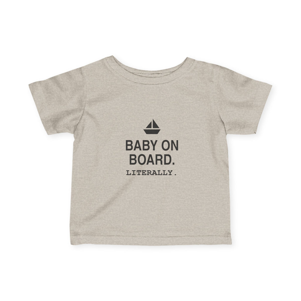 Baby On Board. Literally | Tiny Opinions Baby Tee