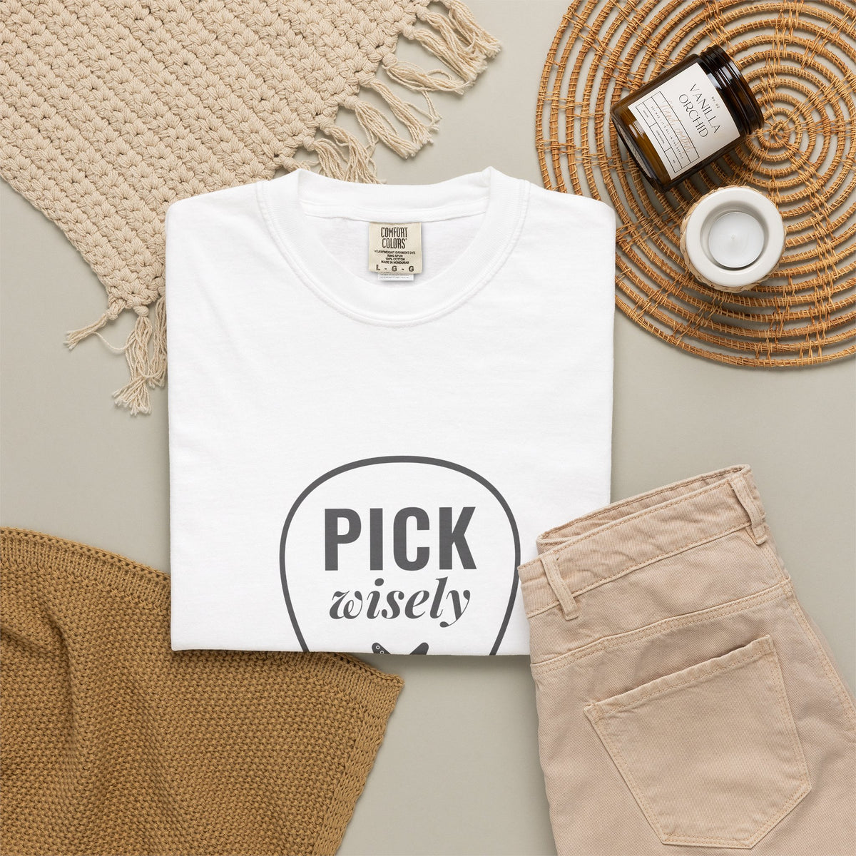 Pick Wisely | Axe-us Network Garment-Dyed Tee