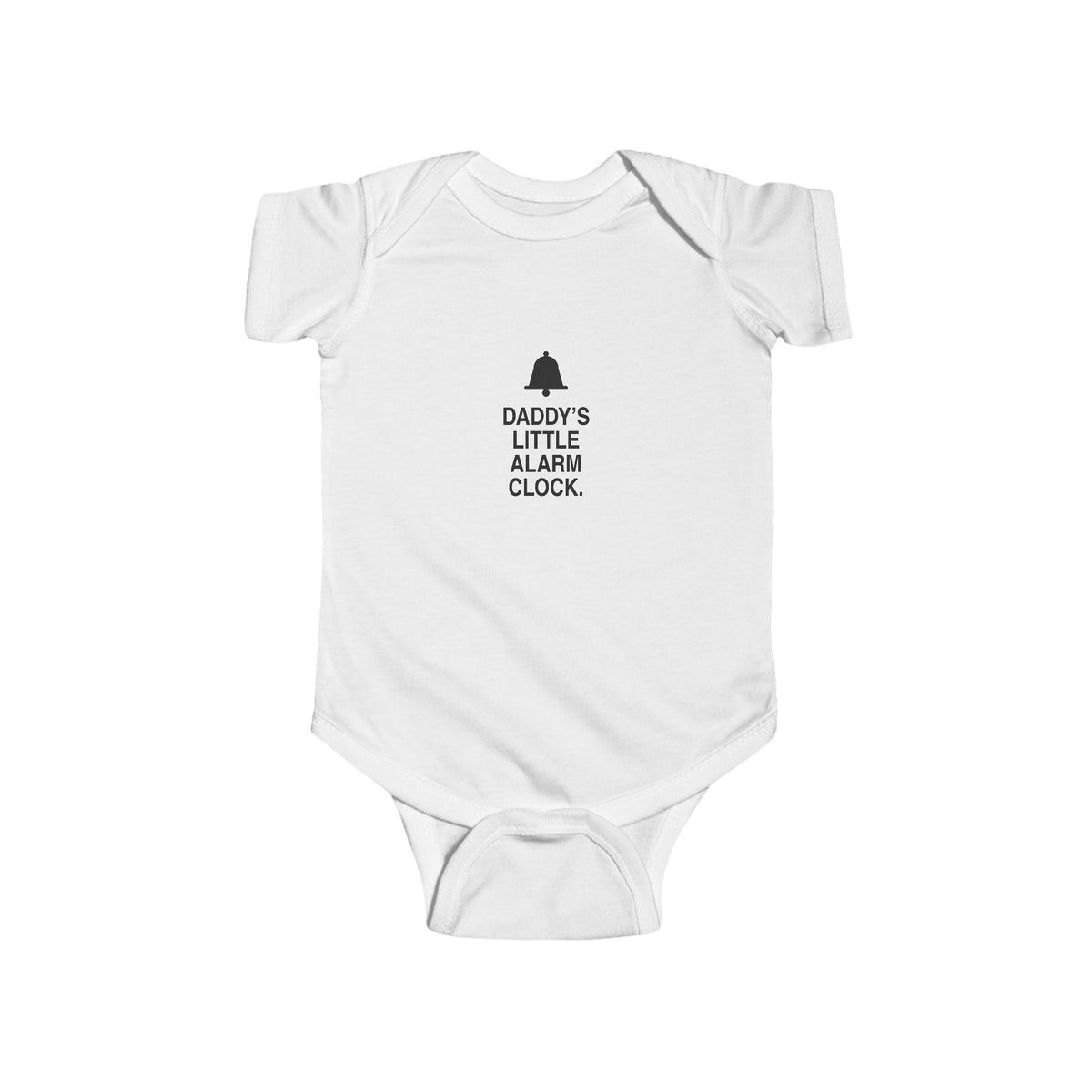 Daddy's Little Alarm Clock | Tiny Opinions Baby Bodysuit