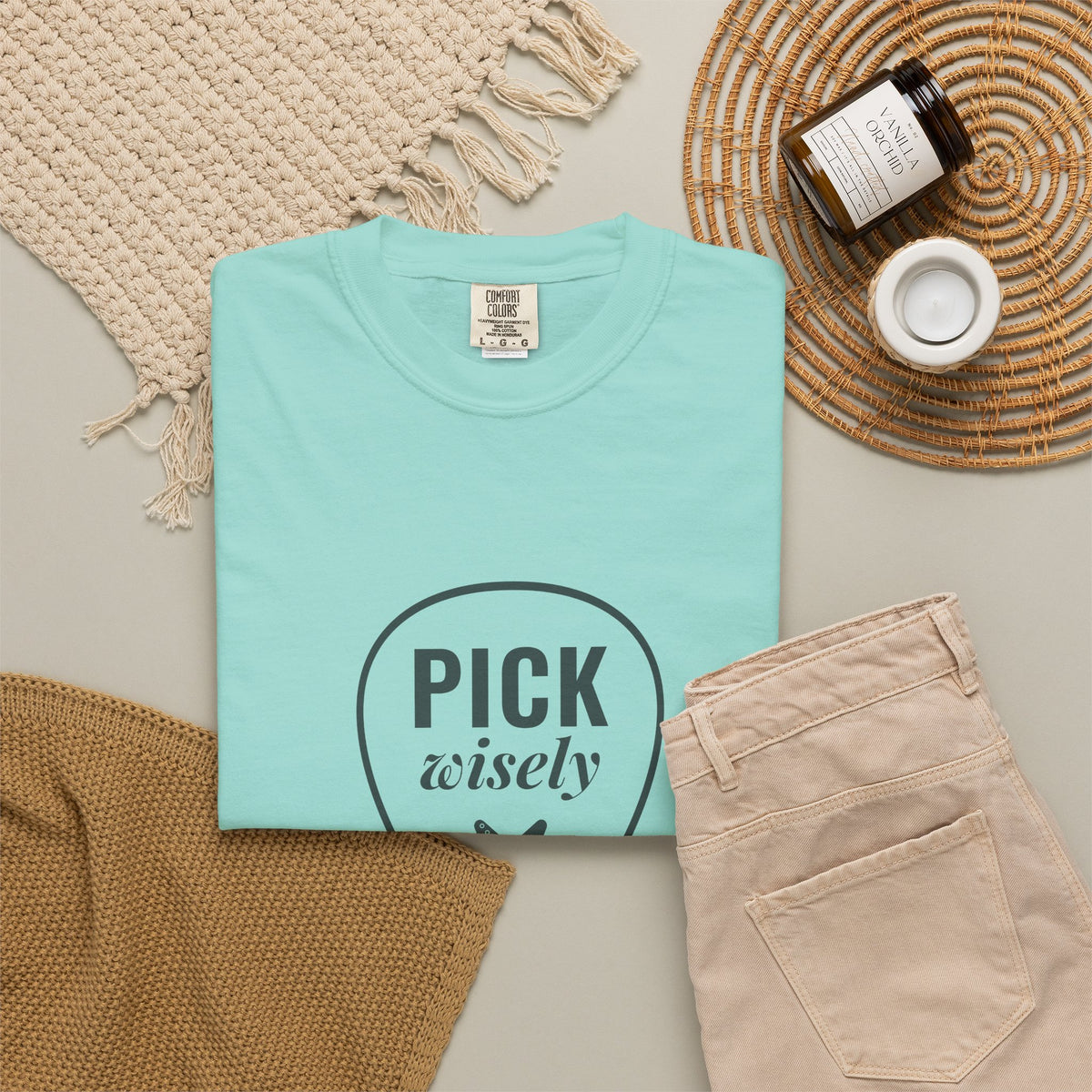 Pick Wisely | Axe-us Network Garment-Dyed Tee