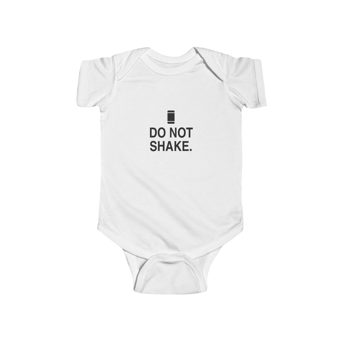 Do Not Shake | Tiny Opinions Baby Bodysuit