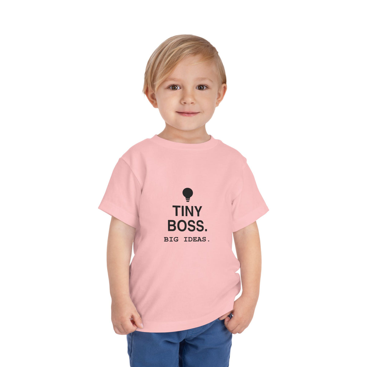 Tiny Boss. Big Ideas | Tiny Opinions Toddler Tee