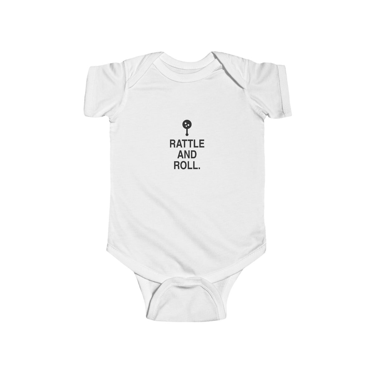 Rattle And Roll | Tiny Opinions Baby Bodysuit