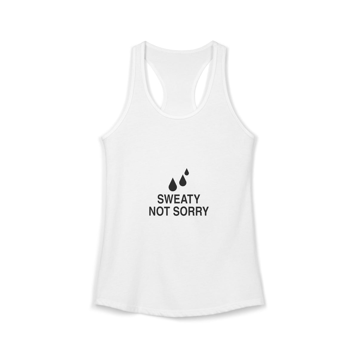 Sweaty Not Sorry Women's Racerback Tank