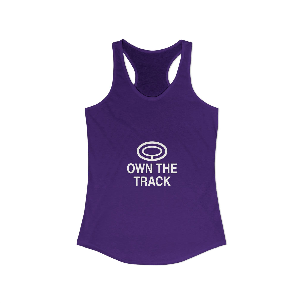 Own The Track Women's Racerback Tank