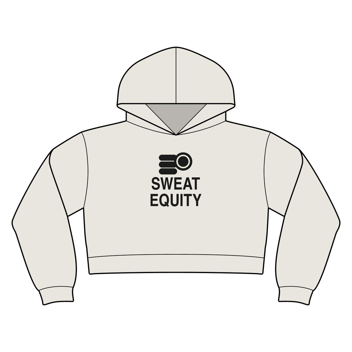 Sweat Equity Women's Crop Hoodie