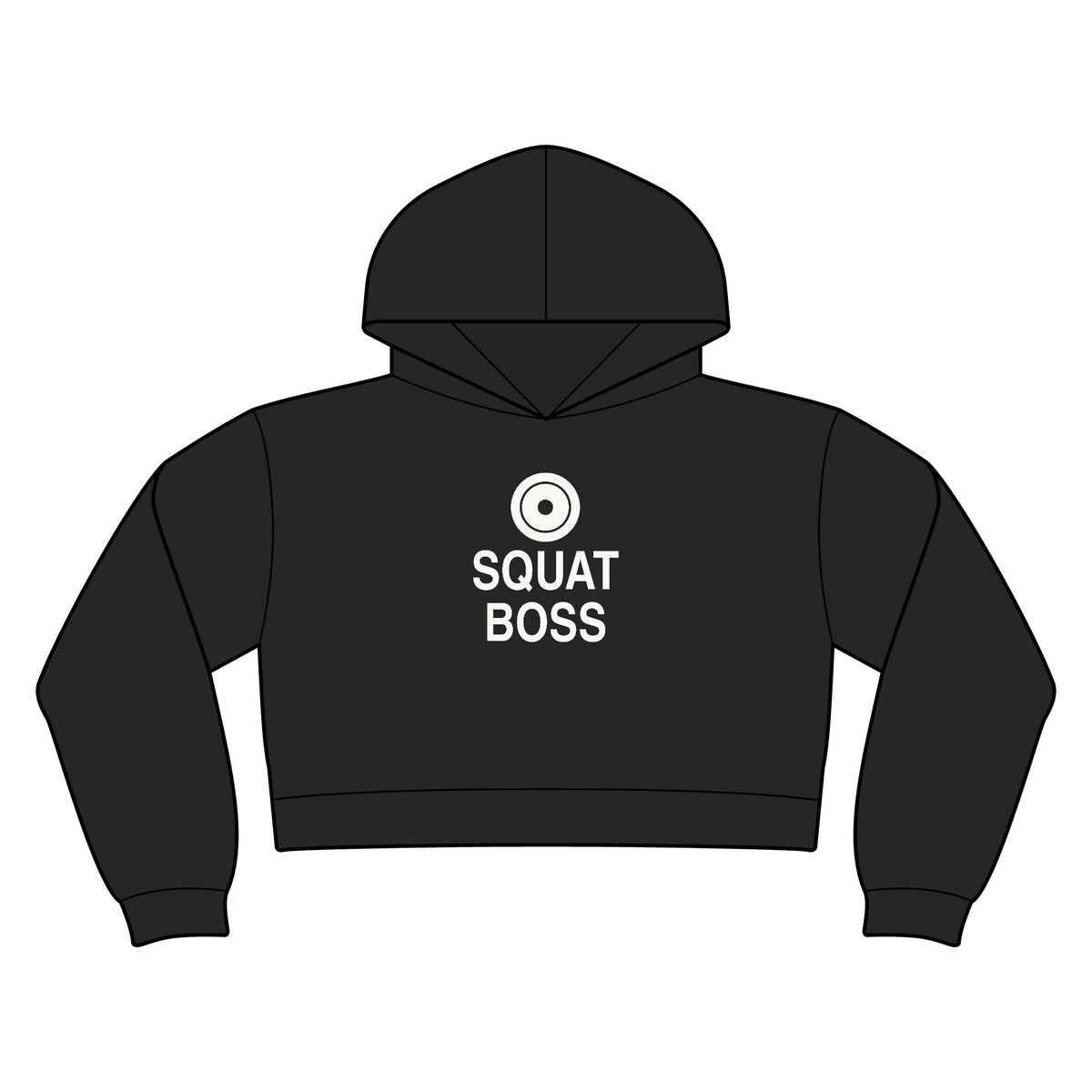 Squat Boss Women's Crop Hoodie