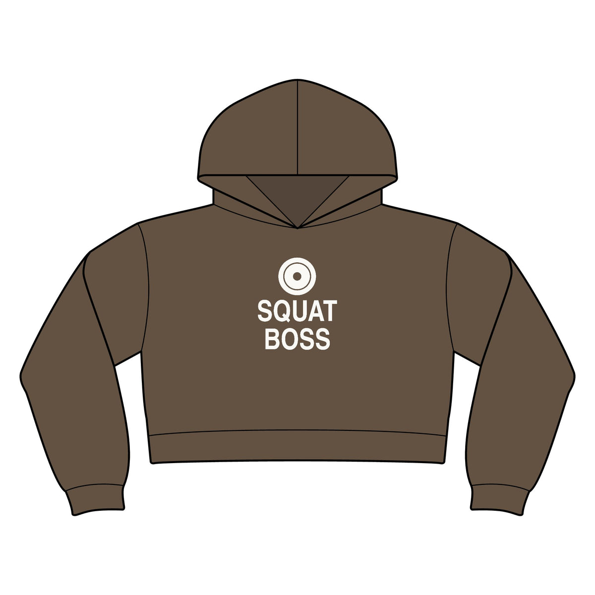 Squat Boss Women's Crop Hoodie