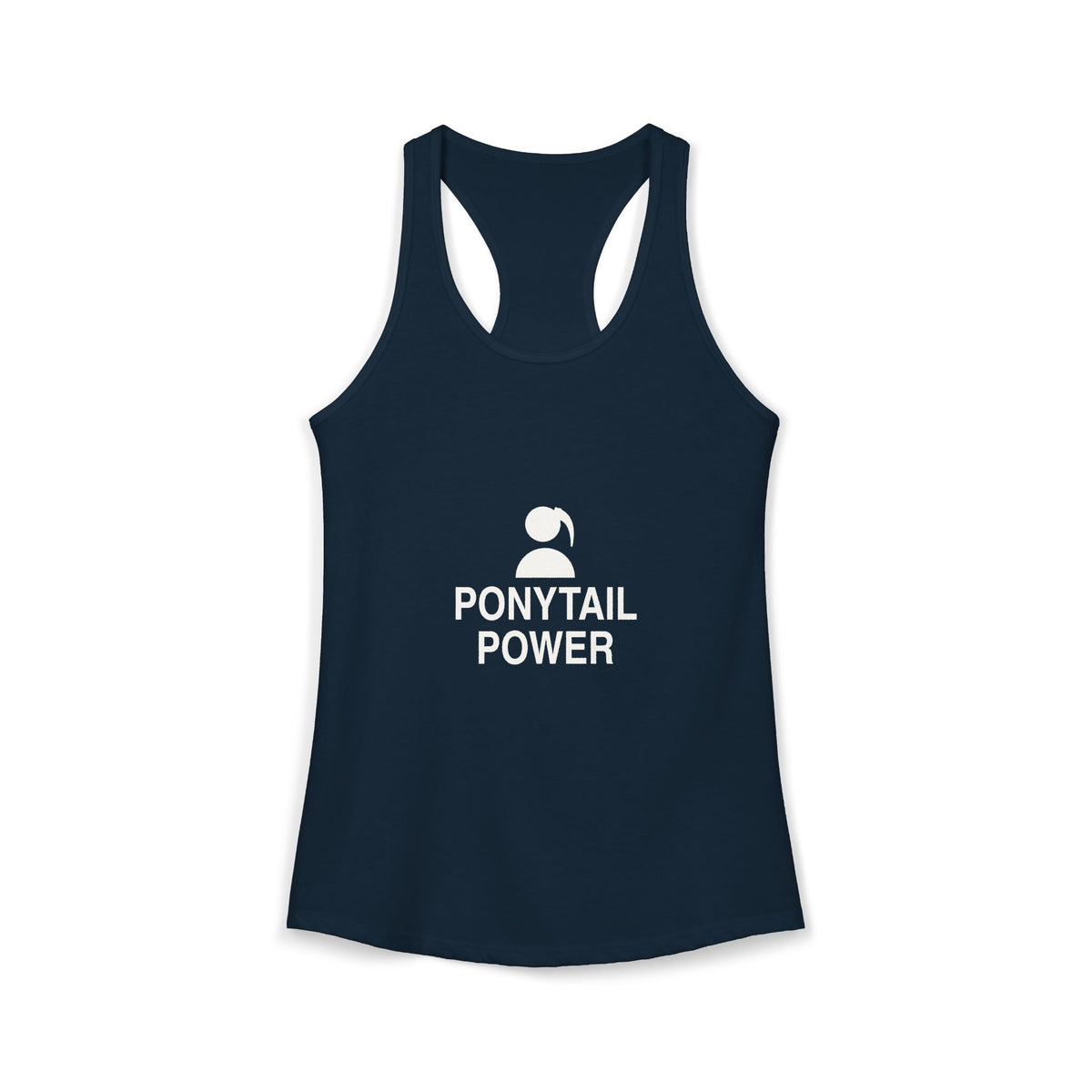Ponytail Power Women's Racerback Tank
