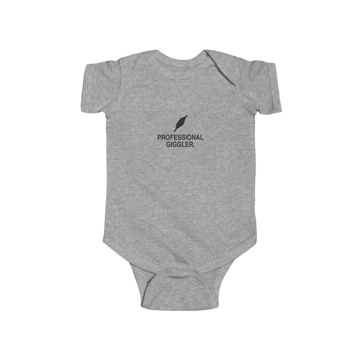 Professional Giggler | Tiny Opinions Baby Bodysuit