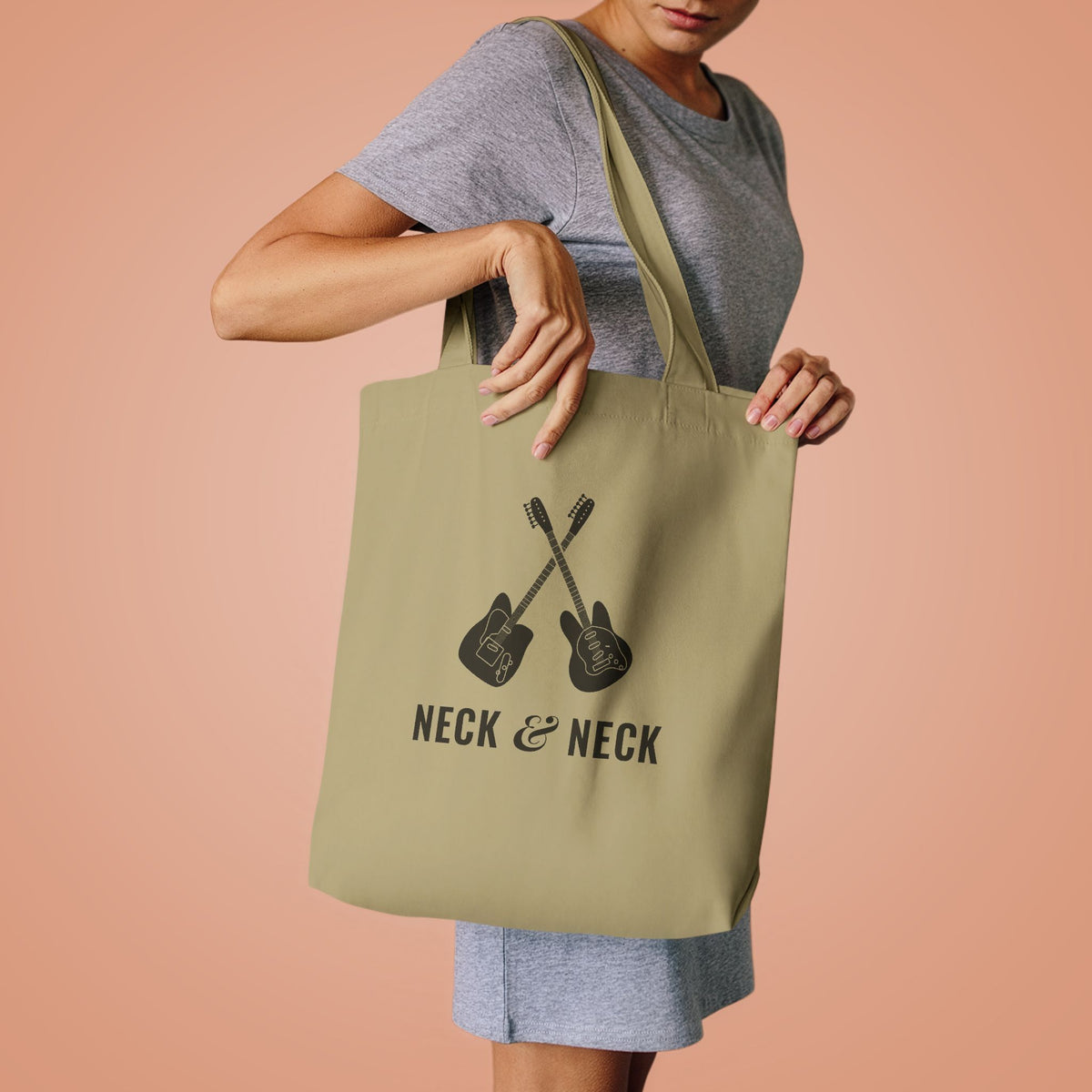 Neck & Neck | Axe-us Network Tote Bag