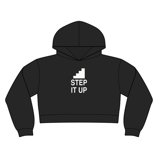 Step It Up Women's Crop Hoodie
