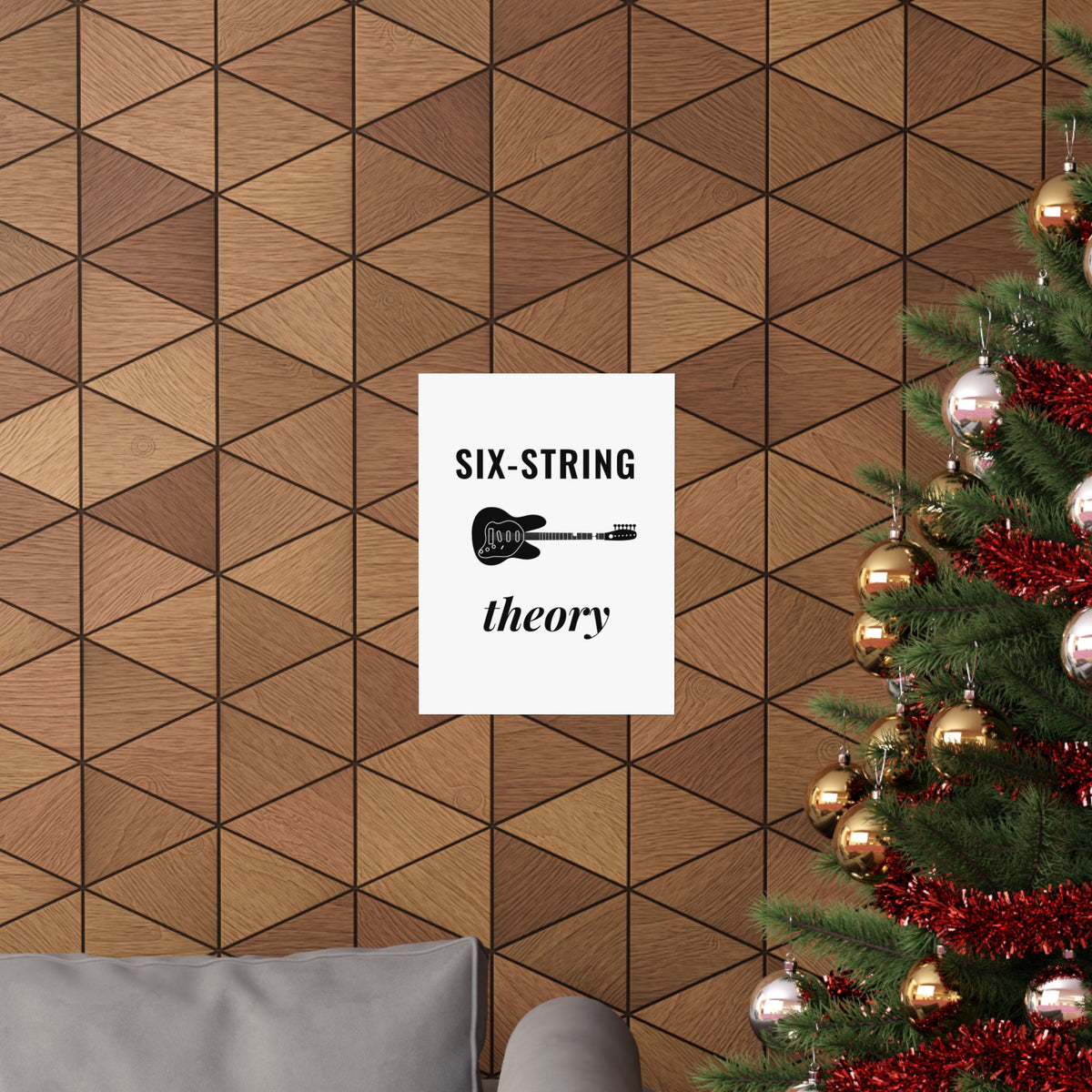 Six-String Theory | Axe-us Network Matte Poster