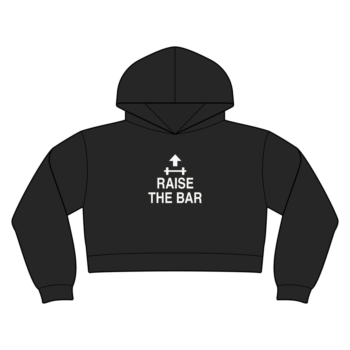 Raise The Bar Women's Crop Hoodie