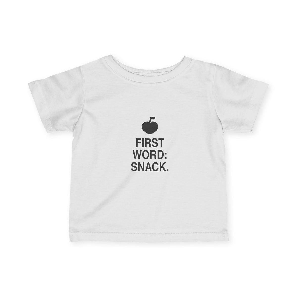 First Word: Snack | Tiny Opinions Baby Tee