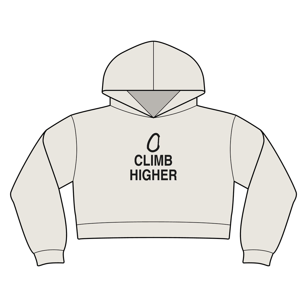 Climb Higher Women's Crop Hoodie