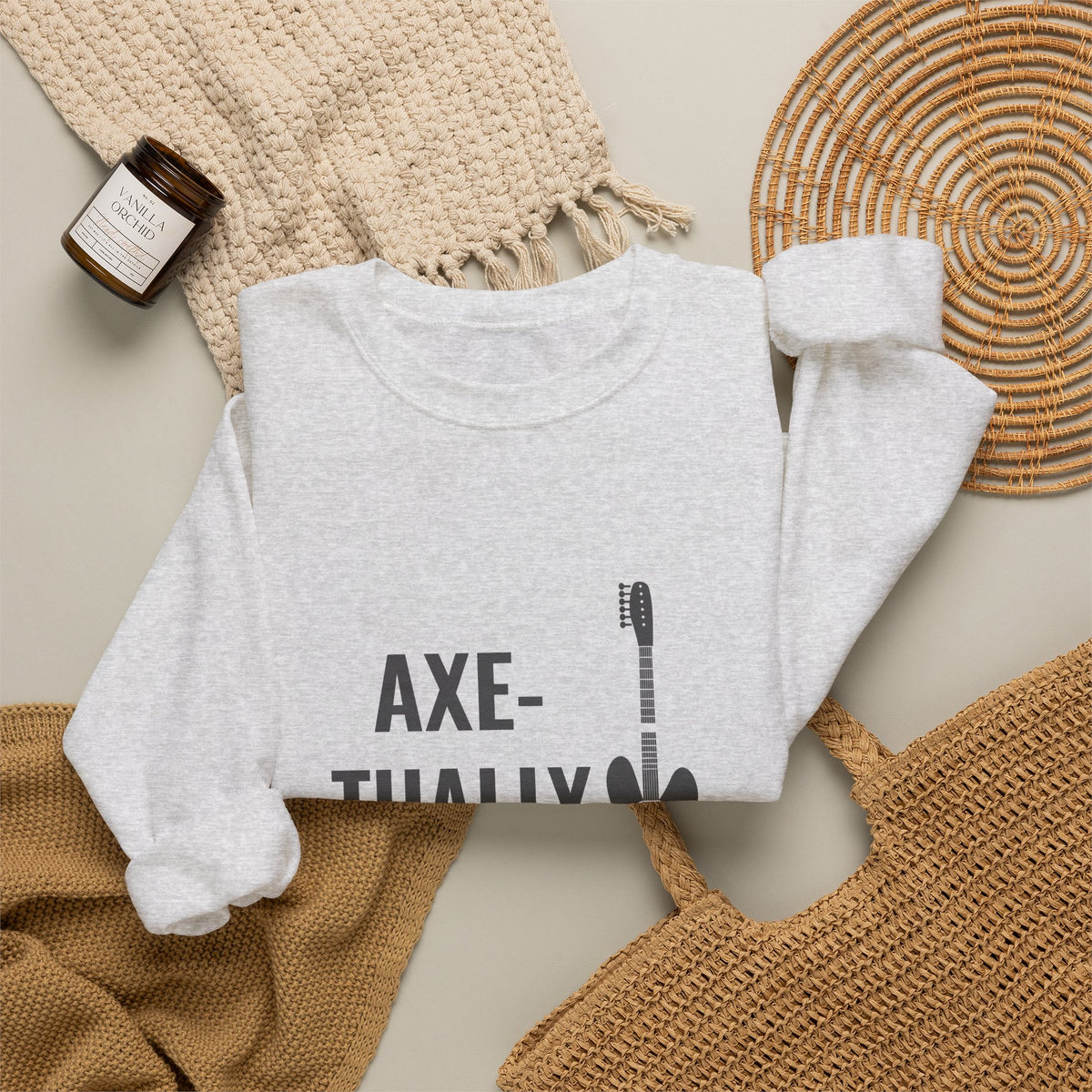 Axe-tually | Axe-us Network Crewneck Sweatshirt