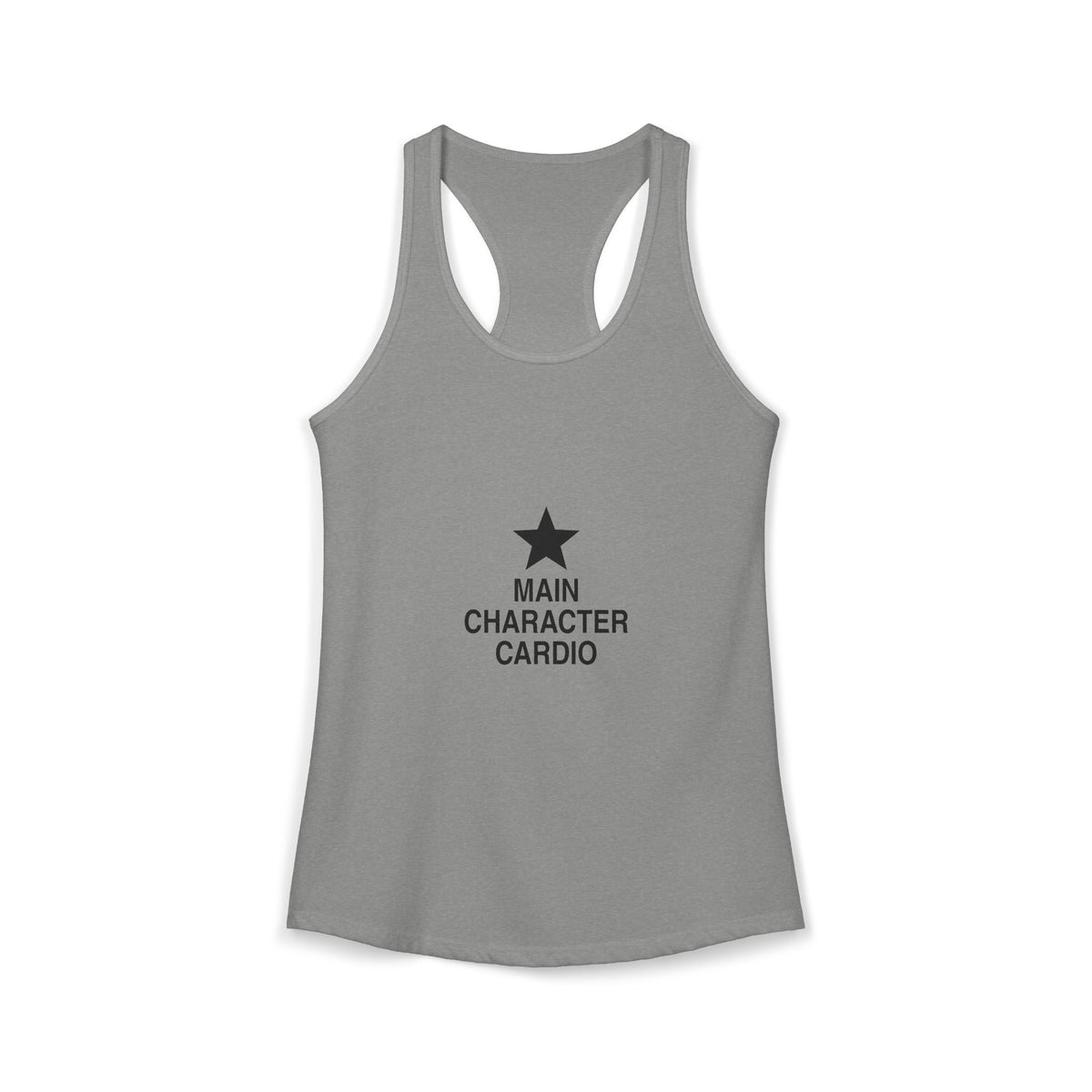 Main Character Cardio Women's Racerback Tank