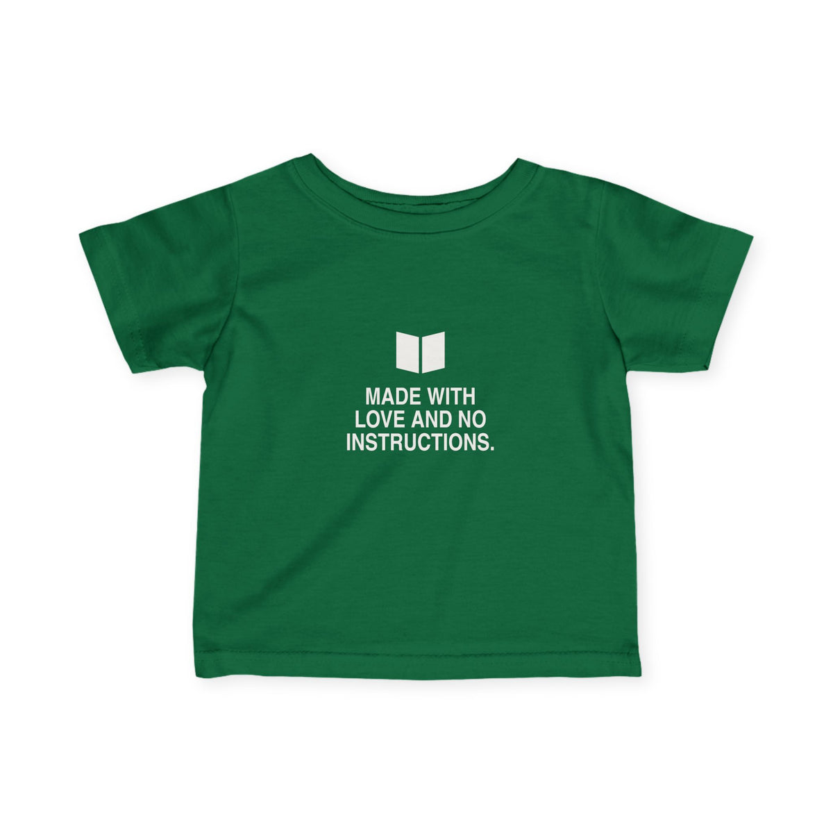 Made With Love And No Instructions | Tiny Opinions Baby Tee