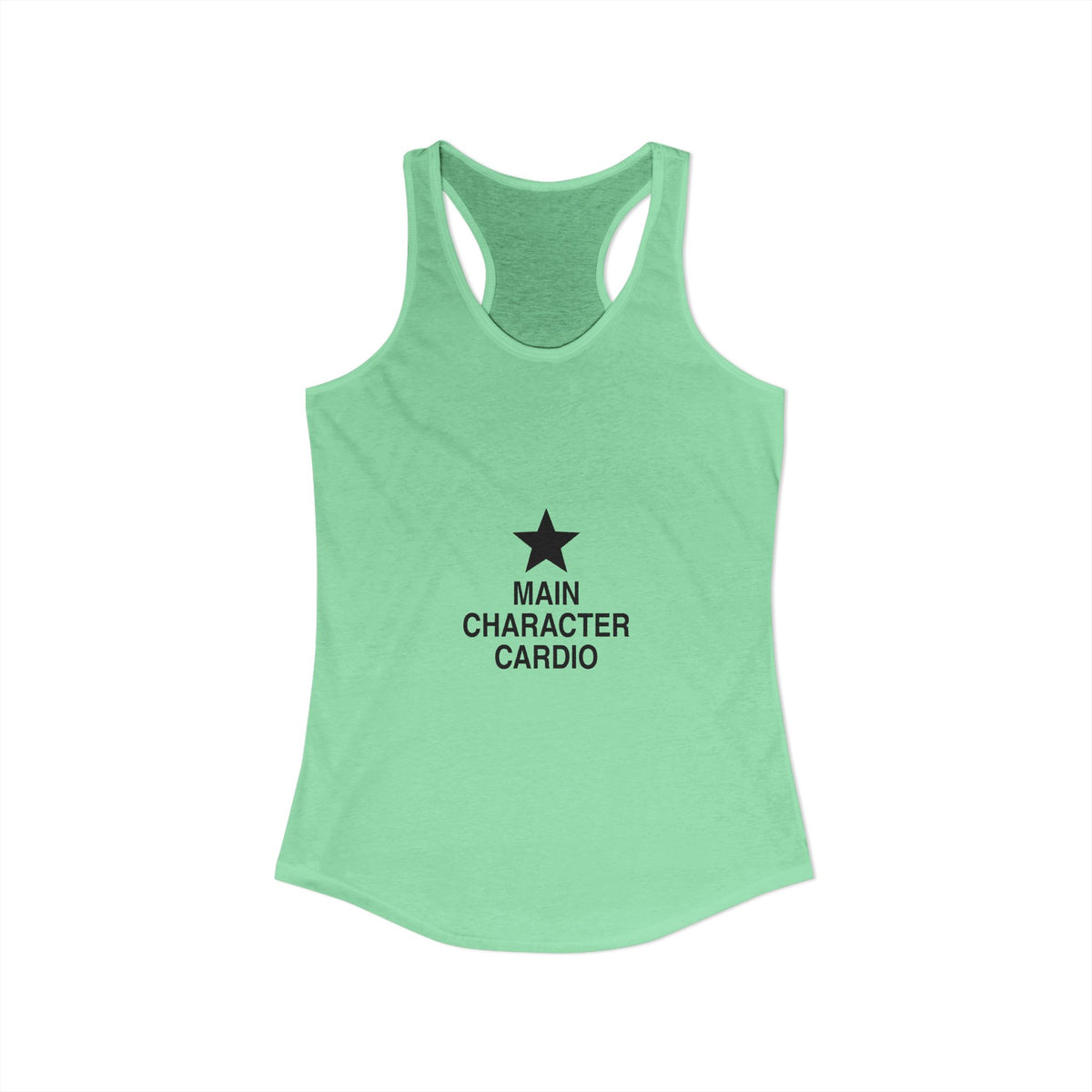 Main Character Cardio Women's Racerback Tank