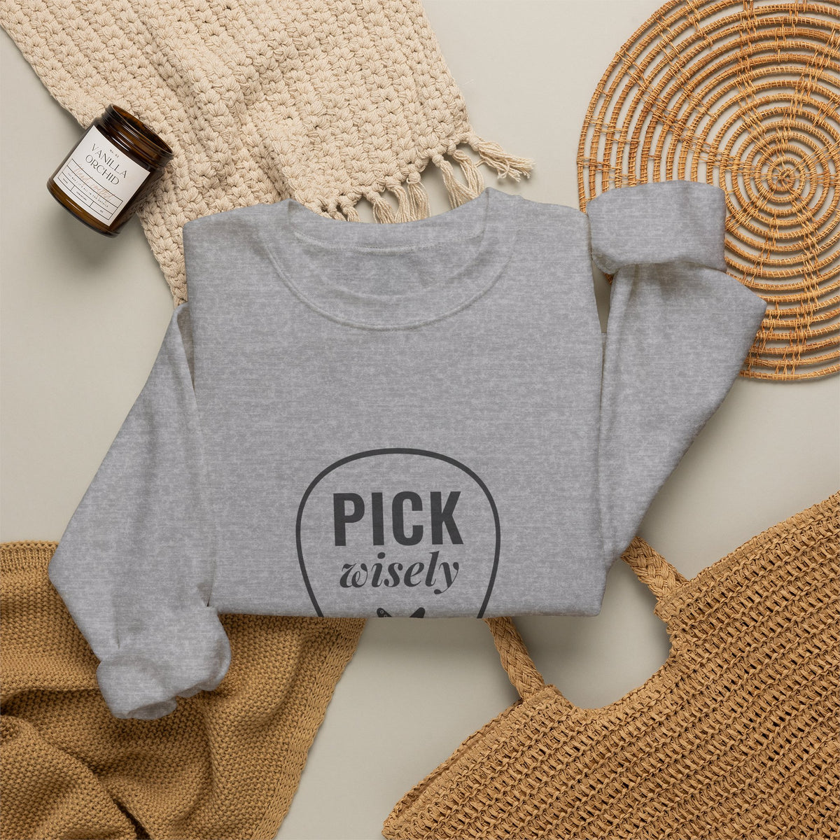 Pick Wisely | Axe-us Network Crewneck Sweatshirt