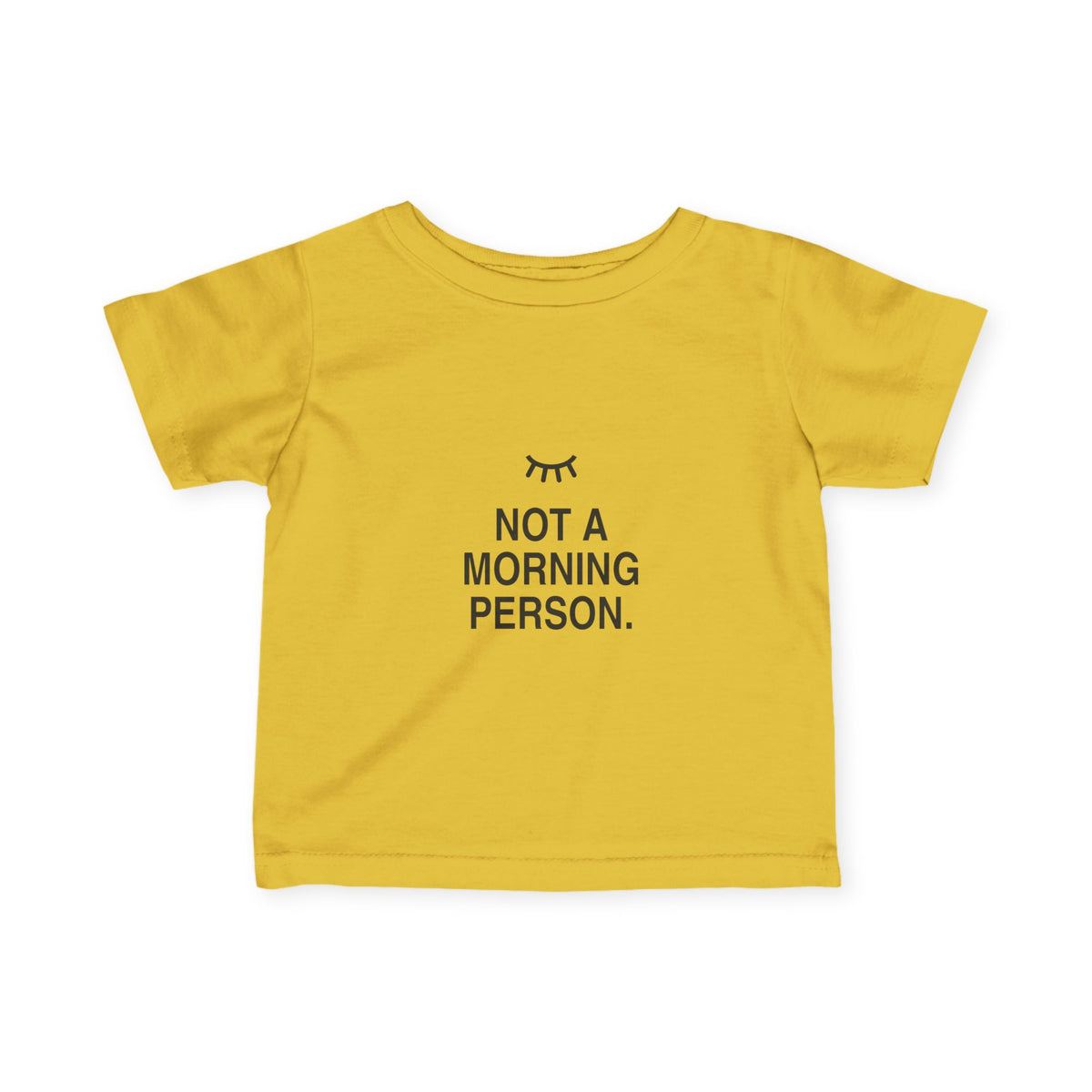 Not A Morning Person | Tiny Opinions Baby Tee