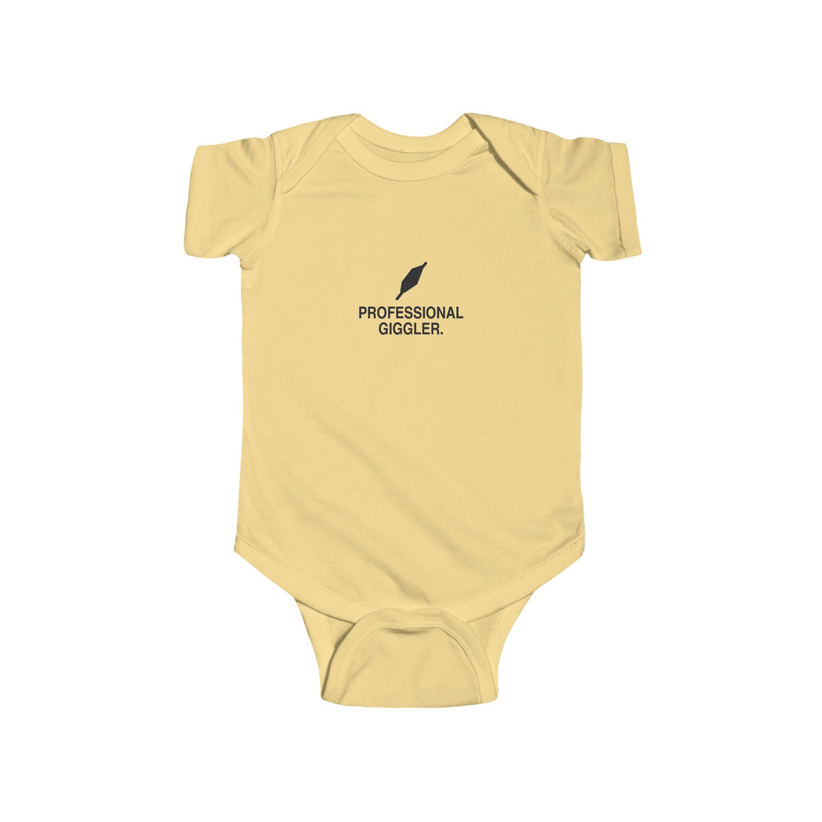 Professional Giggler | Tiny Opinions Baby Bodysuit