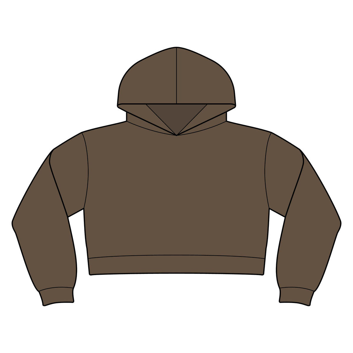 Whirlwind Finish Women's Crop Hoodie