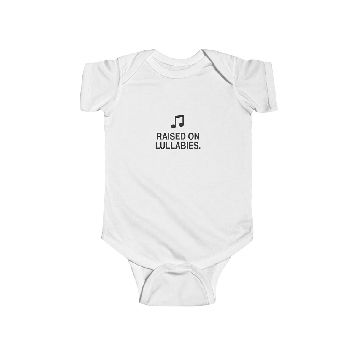 Raised On Lullabies | Tiny Opinions Baby Bodysuit