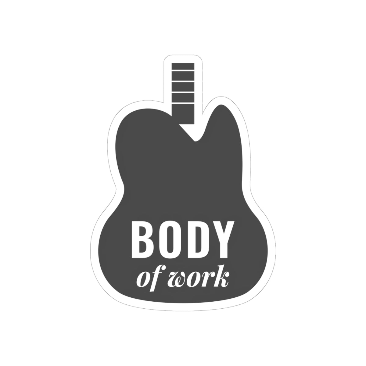 Body Of Work | Axe-us Network Sticker