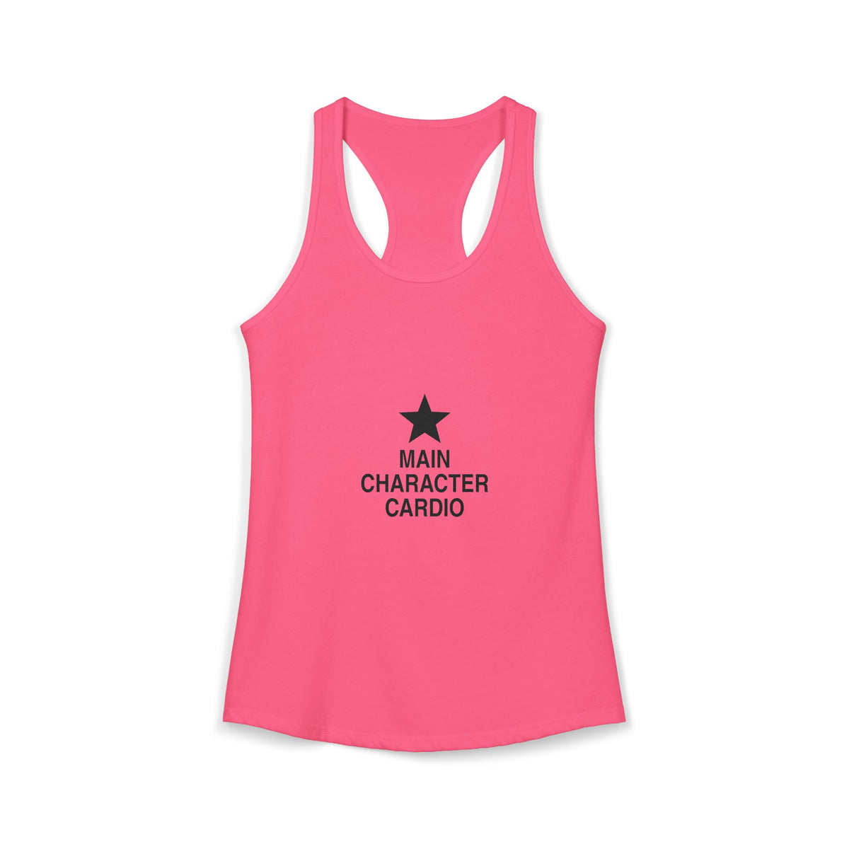 Main Character Cardio Women's Racerback Tank