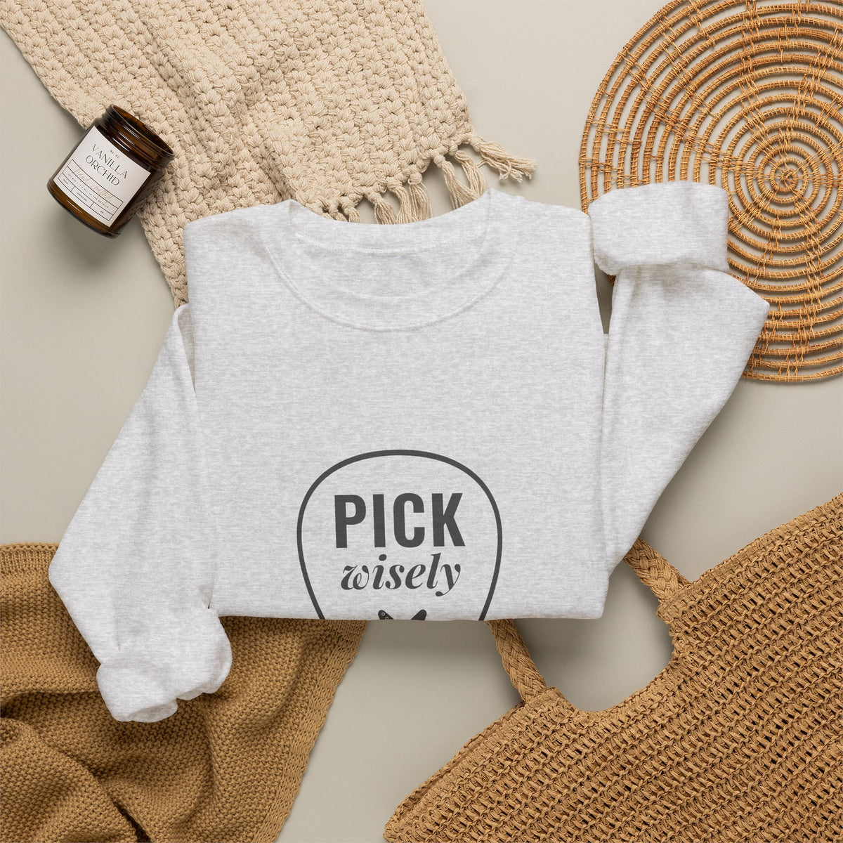 Pick Wisely | Axe-us Network Crewneck Sweatshirt