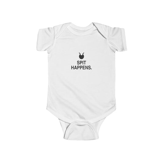 Spit Happens | Tiny Opinions Baby Bodysuit