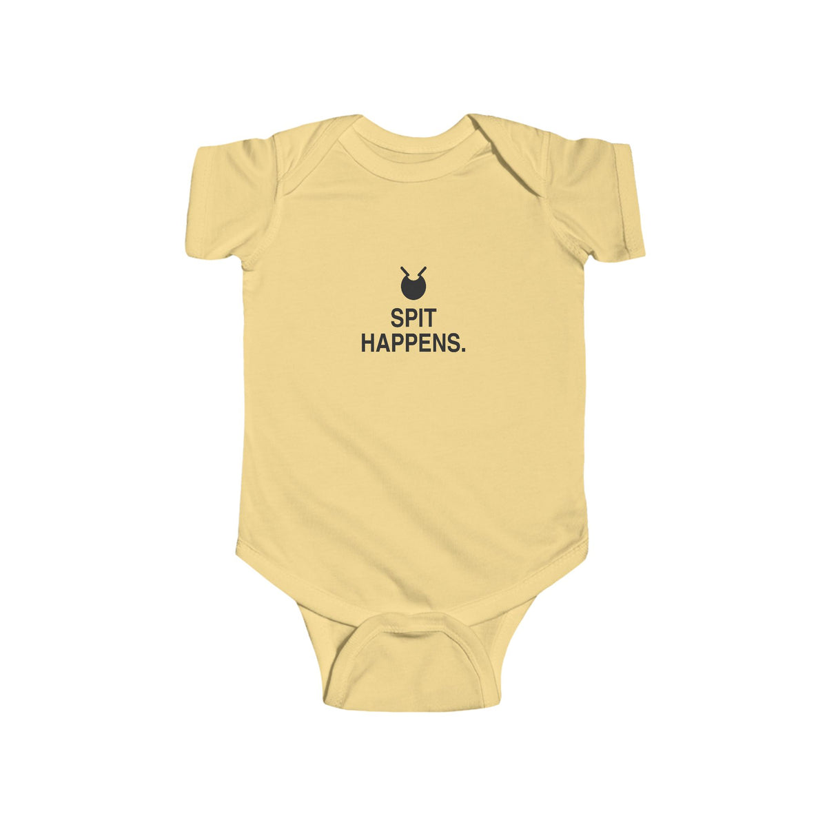 Spit Happens | Tiny Opinions Baby Bodysuit