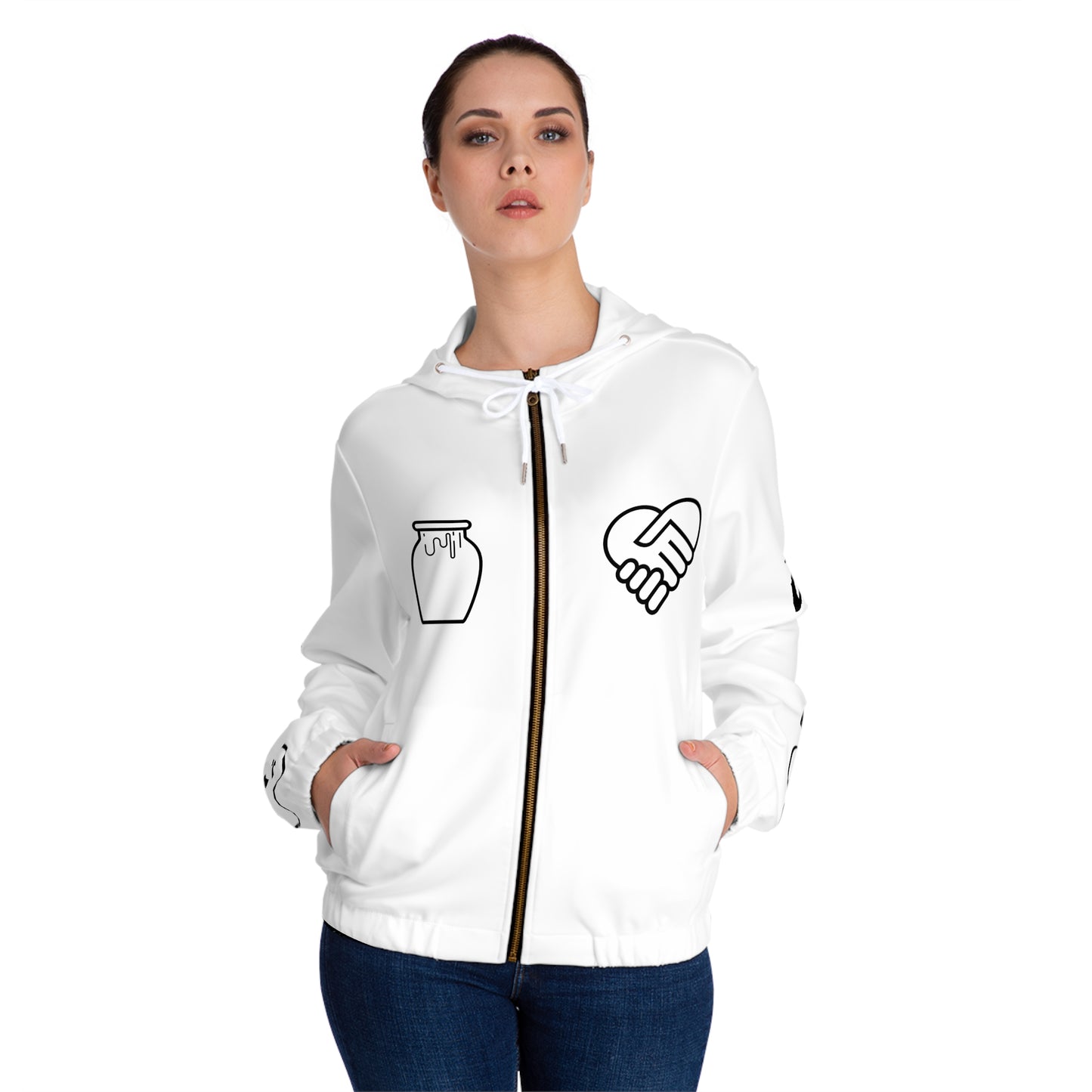 Women’s Full-Zip Hoodie (AOP)