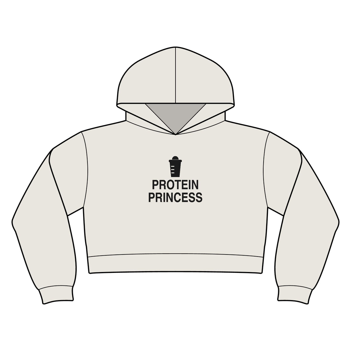 Protein Princess Women's Crop Hoodie