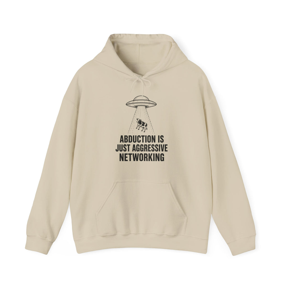 Abduction Is Just Aggressive Networking Hoodie
