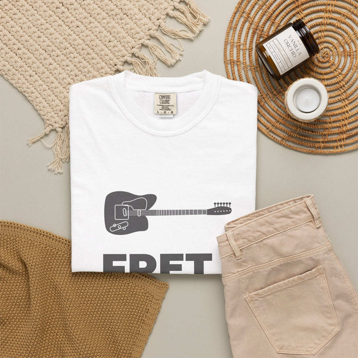 Fret Not | Axe-us Network Garment-Dyed Tee