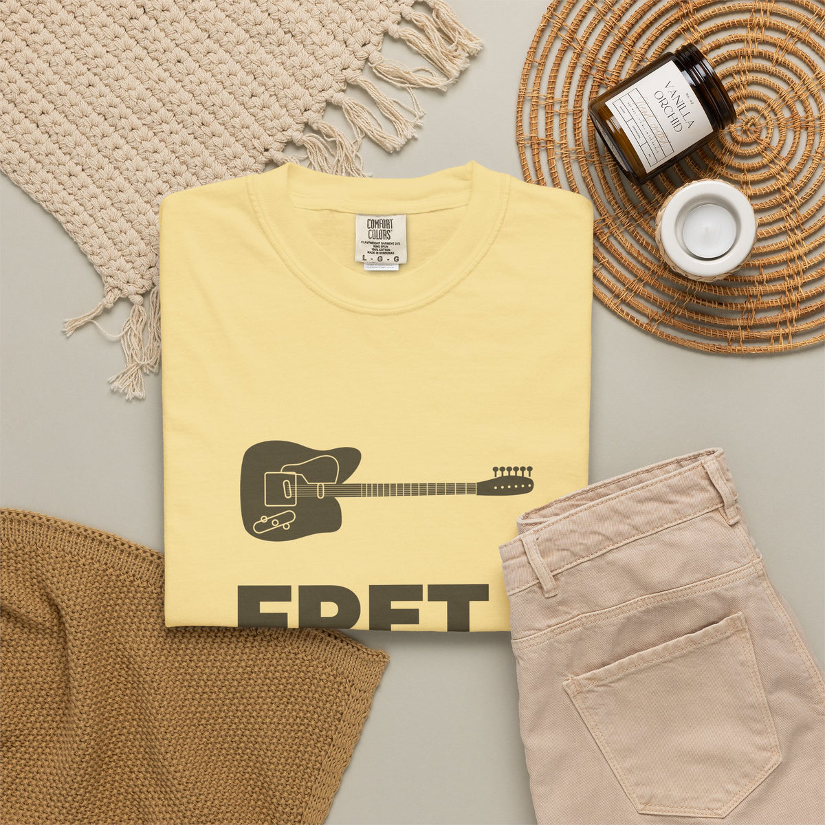 Fret Not | Axe-us Network Garment-Dyed Tee