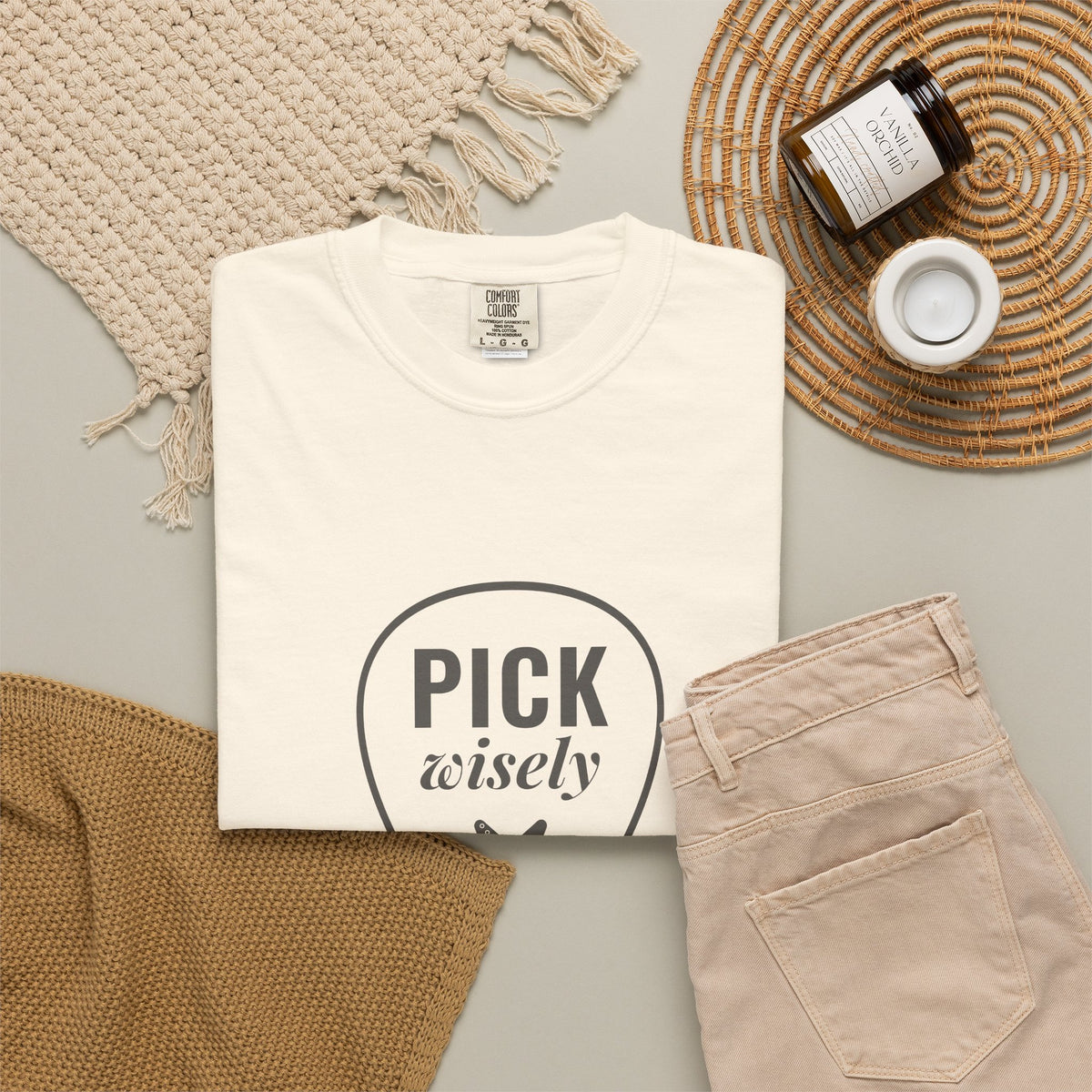 Pick Wisely | Axe-us Network Garment-Dyed Tee