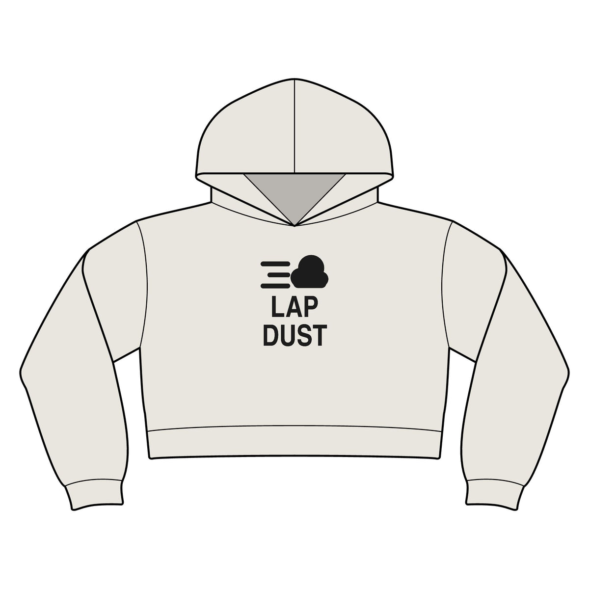 Lap Dust Women's Crop Hoodie